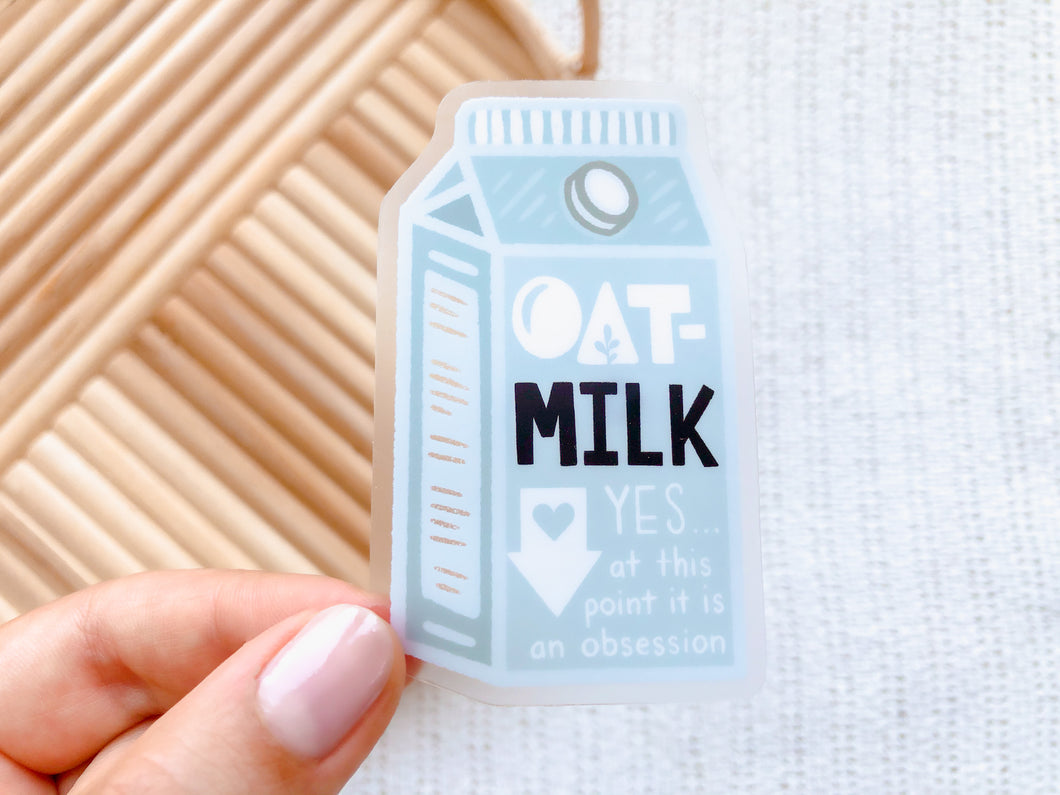 Oat Milk Sticker