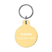Load image into Gallery viewer, Taurus Zodiac Custom Engraved Pet Tag
